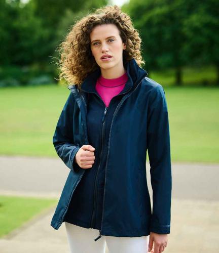 Regatta Ladies Classic Waterproof 3-in-1 Jacket - NAV - 10